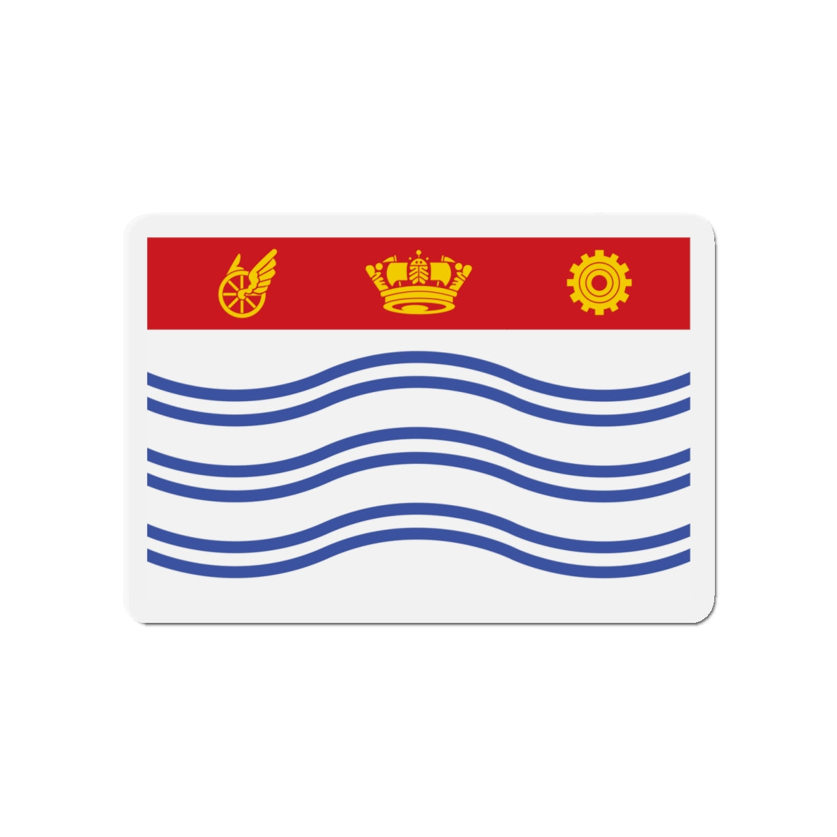 Flag of Barrie Canada - Die-Cut Magnet-4" x 4"-The Sticker Space