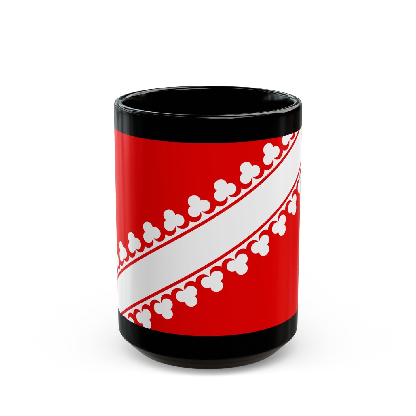 Flag of Bas Rhin France 2 - Black Coffee Mug-15oz-The Sticker Space