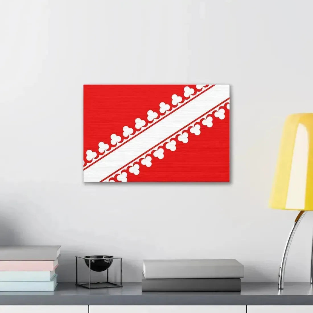Flag of Bas Rhin France 2 - Canvas Wall Art - The Sticker Space