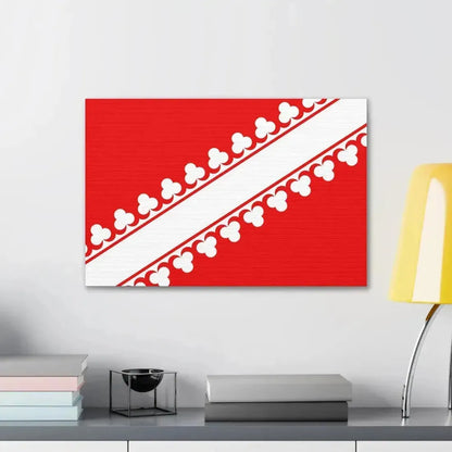 Flag of Bas Rhin France 2 - Canvas Wall Art - The Sticker Space