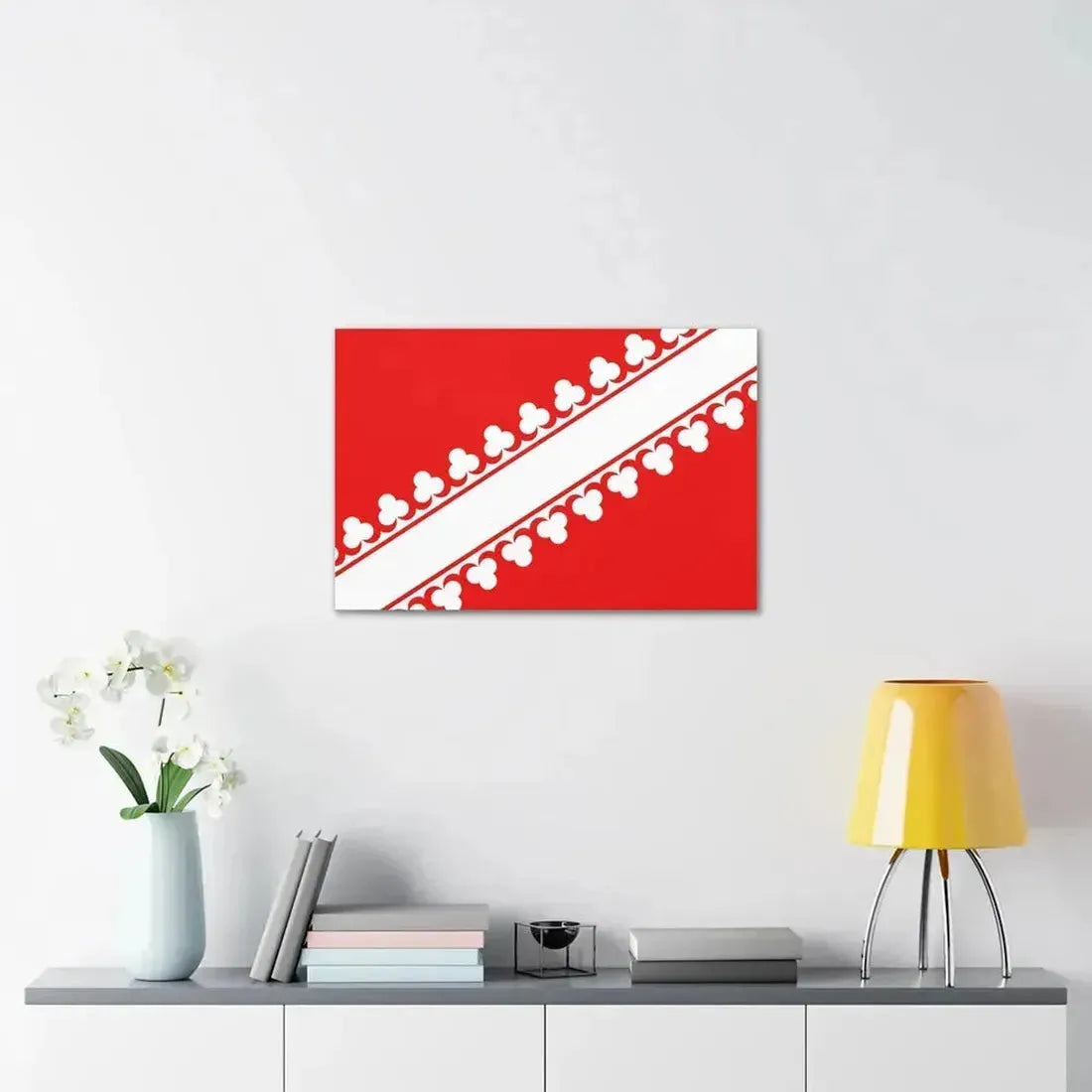 Flag of Bas Rhin France 2 - Canvas Wall Art - The Sticker Space