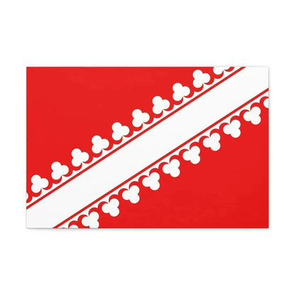 Flag of Bas Rhin France 2 - Canvas Wall Art - The Sticker Space