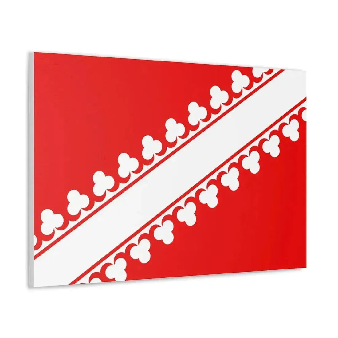 Flag of Bas Rhin France 2 - Canvas Wall Art - The Sticker Space
