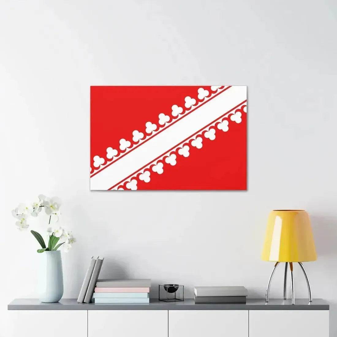 Flag of Bas Rhin France 2 - Canvas Wall Art - The Sticker Space