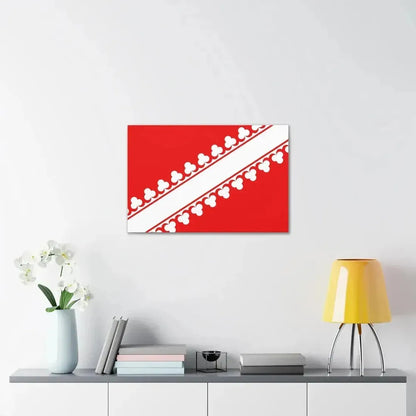 Flag of Bas Rhin France 2 - Canvas Wall Art - The Sticker Space