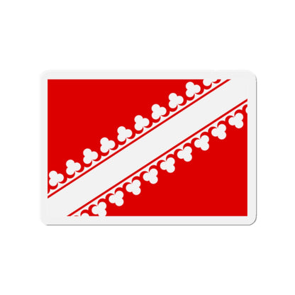 Flag of Bas Rhin France 2 - Die-Cut Magnet-2" x 2"-The Sticker Space