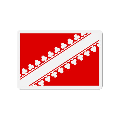 Flag of Bas Rhin France 2 - Die-Cut Magnet-3" x 3"-The Sticker Space