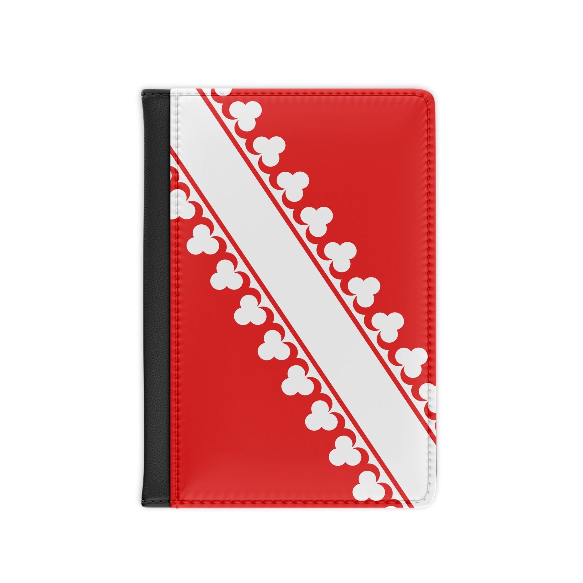 Flag of Bas Rhin France 2 - Passport Holder-3.9" x 5.8"-The Sticker Space