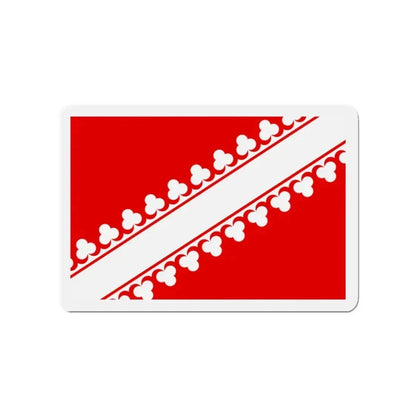 Flag of Bas Rhin France 2 - Refrigerator Magnet 3 Inch - The Sticker Space