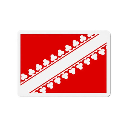Flag of Bas Rhin France 2 - Refrigerator Magnet - The Sticker Space