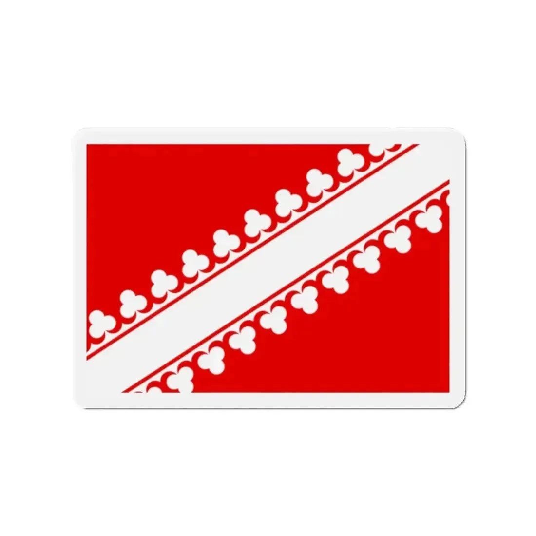 Flag of Bas Rhin France 2 - Refrigerator Magnet - The Sticker Space