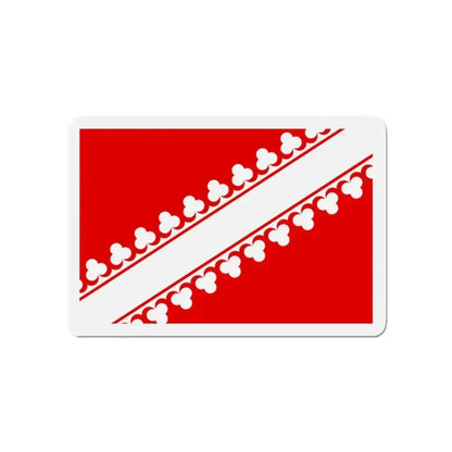 Flag of Bas Rhin France 2 - Refrigerator Magnet - The Sticker Space
