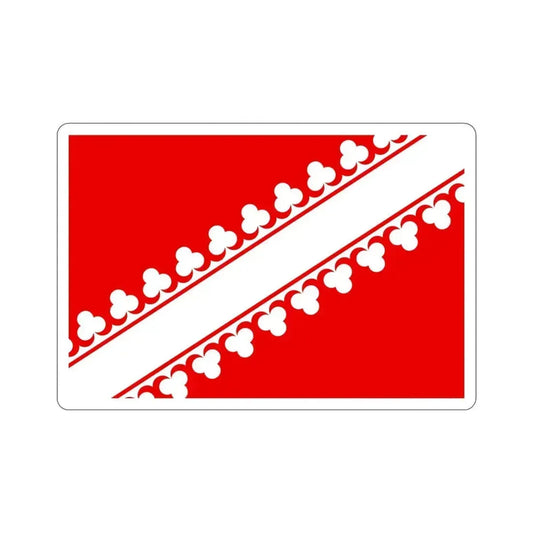 Flag of Bas Rhin France 2 STICKER Vinyl Die-Cut Decal 6 Inch - The Sticker Space