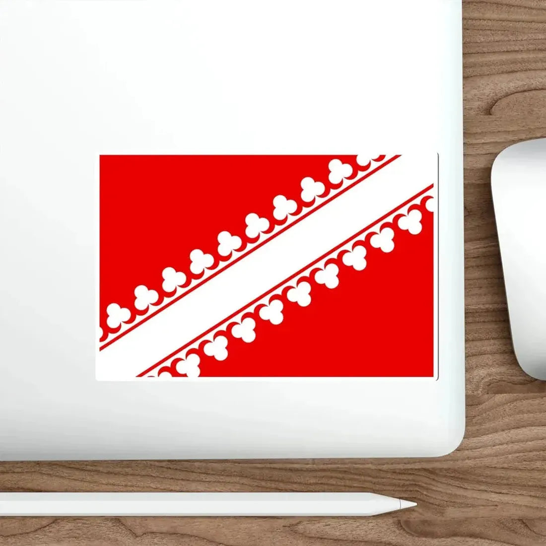 Flag of Bas Rhin France 2 STICKER Vinyl Die-Cut Decal - The Sticker Space