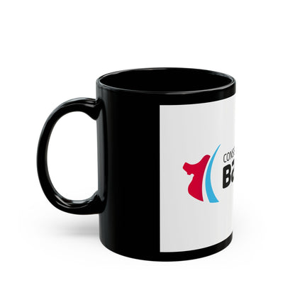 Flag of Bas Rhin France - Black Coffee Mug-The Sticker Space