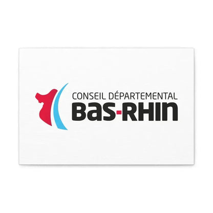 Flag of Bas Rhin France - Canvas Wall Art - The Sticker Space