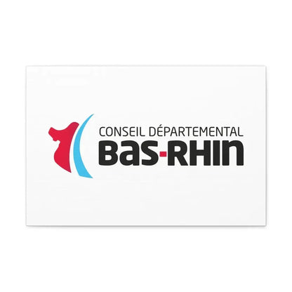 Flag of Bas Rhin France - Canvas Wall Art - The Sticker Space