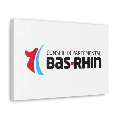 Flag of Bas Rhin France - Canvas Wall Art - The Sticker Space