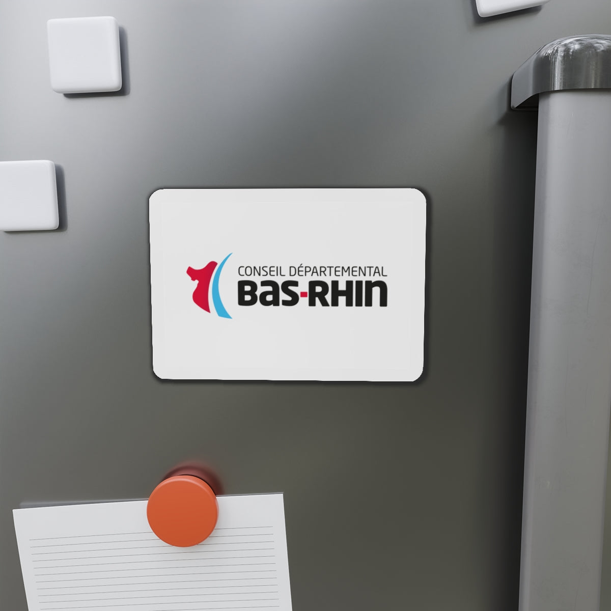 Flag of Bas Rhin France - Die-Cut Magnet-The Sticker Space