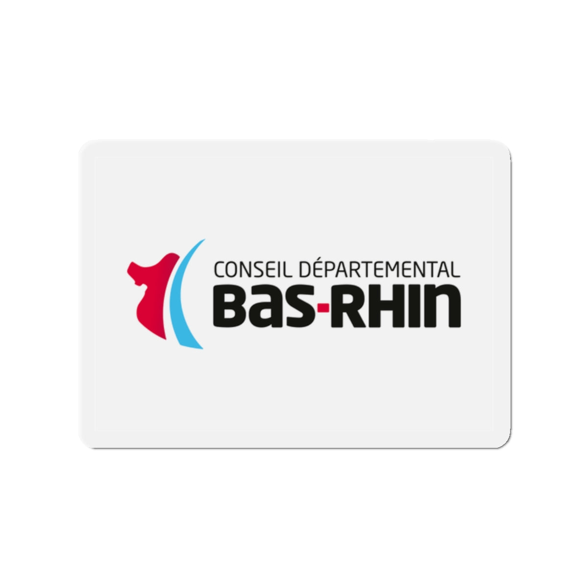 Flag of Bas Rhin France - Die-Cut Magnet-2" x 2"-The Sticker Space