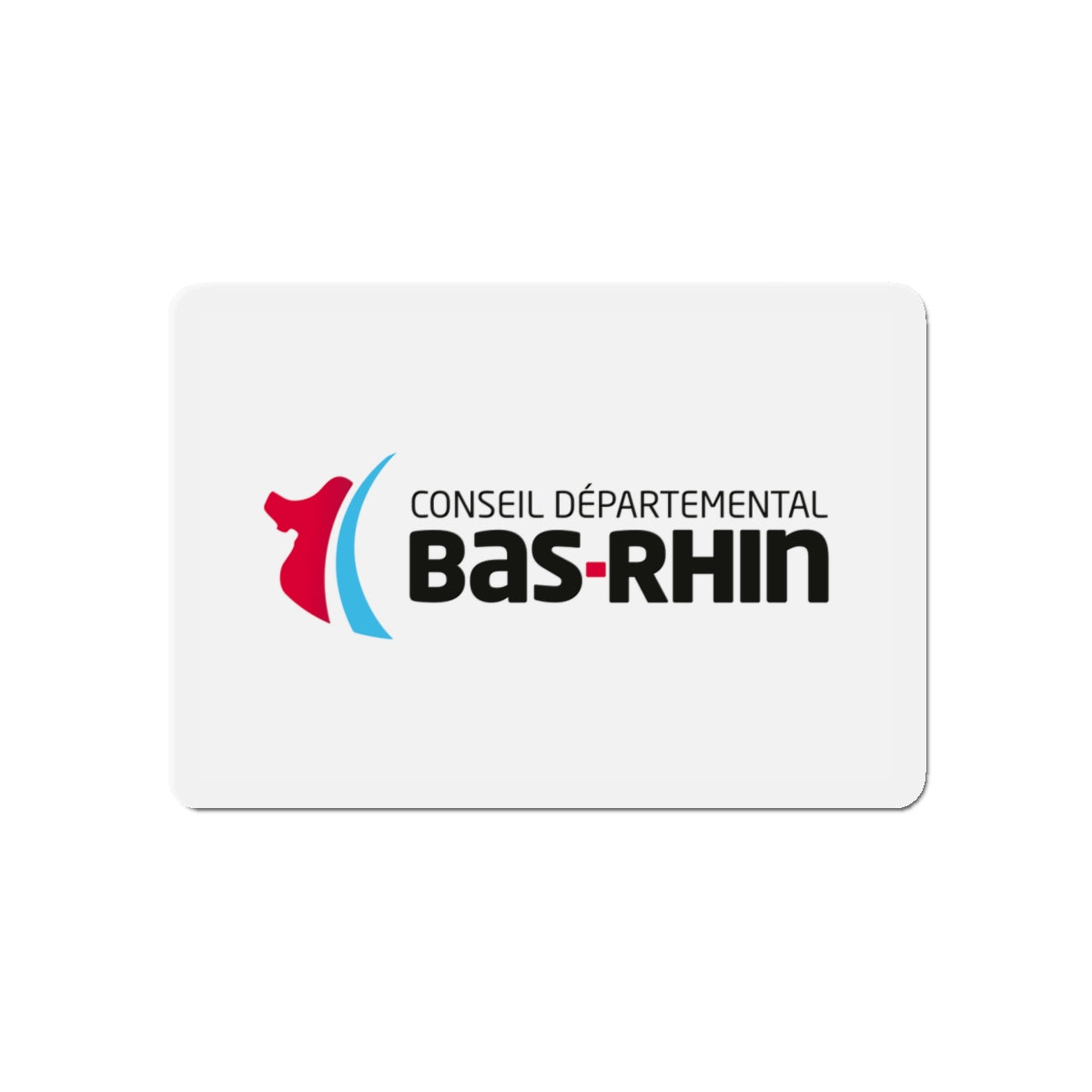 Flag of Bas Rhin France - Die-Cut Magnet-5" x 5"-The Sticker Space