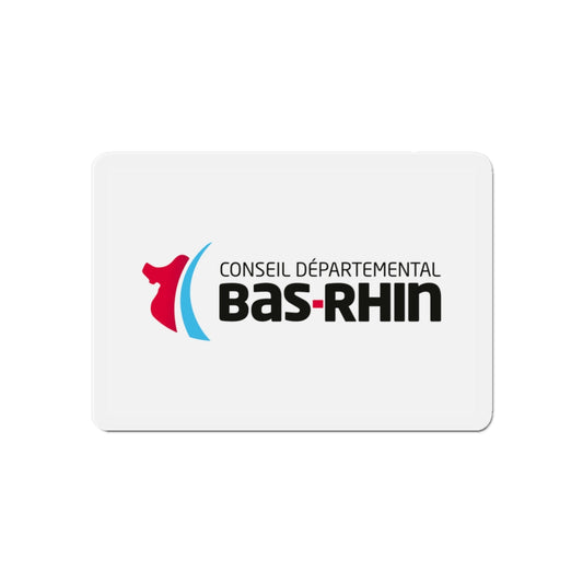 Flag of Bas Rhin France - Die-Cut Magnet-6 × 6"-The Sticker Space