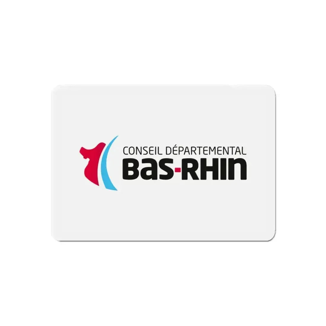 Flag of Bas Rhin France - Refrigerator Magnet - The Sticker Space