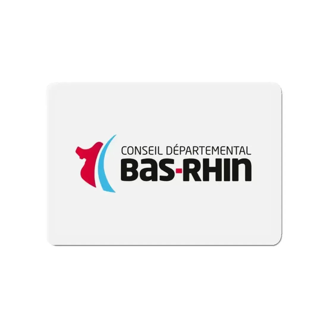 Flag of Bas Rhin France - Refrigerator Magnet - The Sticker Space