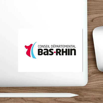Flag of Bas Rhin France STICKER Vinyl Die-Cut Decal - The Sticker Space