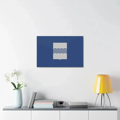 Flag of Basilicata Italy - Canvas Wall Art - The Sticker Space