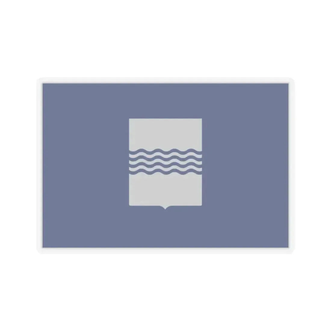 Flag of Basilicata Italy - STICKER Vinyl Kiss-Cut Decal 2 Inch Transparent - The Sticker Space