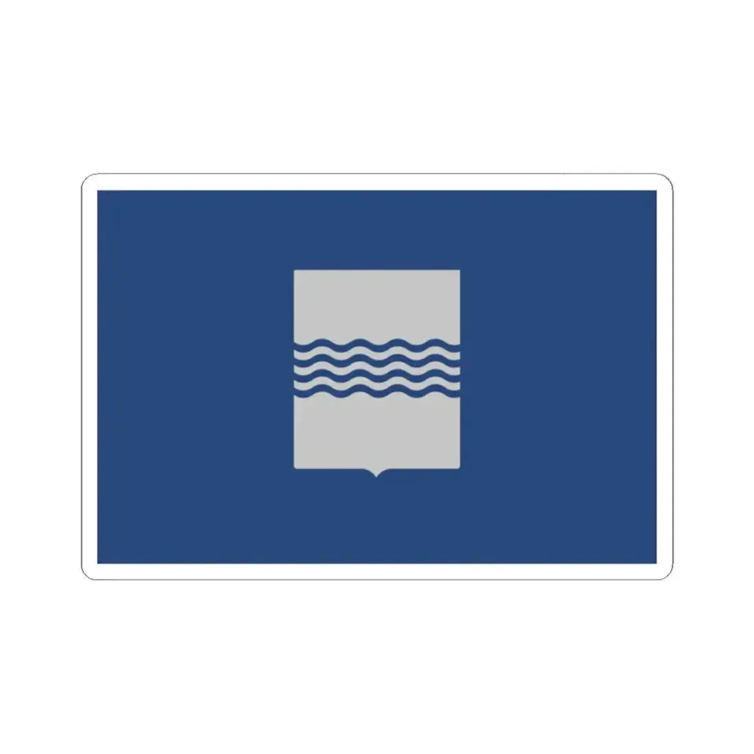 Flag of Basilicata Italy - STICKER Vinyl Kiss-Cut Decal 2 Inch White - The Sticker Space