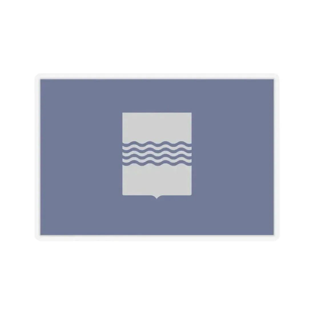Flag of Basilicata Italy - STICKER Vinyl Kiss-Cut Decal 3 Inch Transparent - The Sticker Space