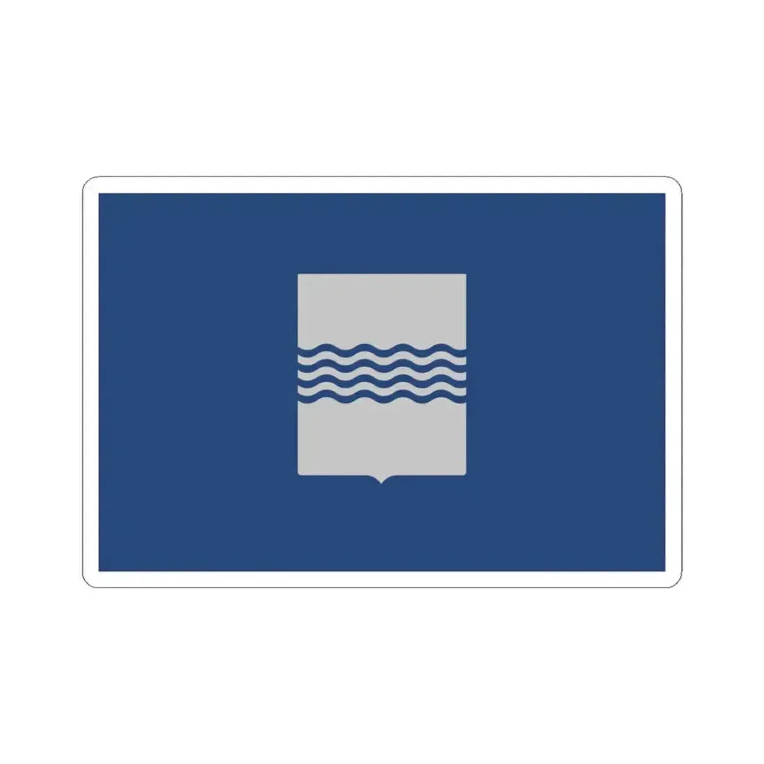 Flag of Basilicata Italy - STICKER Vinyl Kiss-Cut Decal 3 Inch White - The Sticker Space