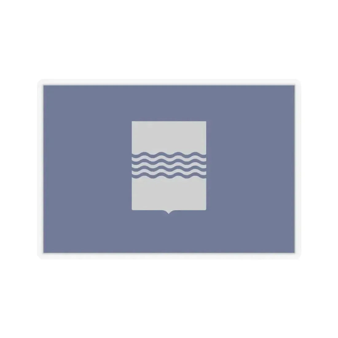 Flag of Basilicata Italy - STICKER Vinyl Kiss-Cut Decal 4 Inch Transparent - The Sticker Space