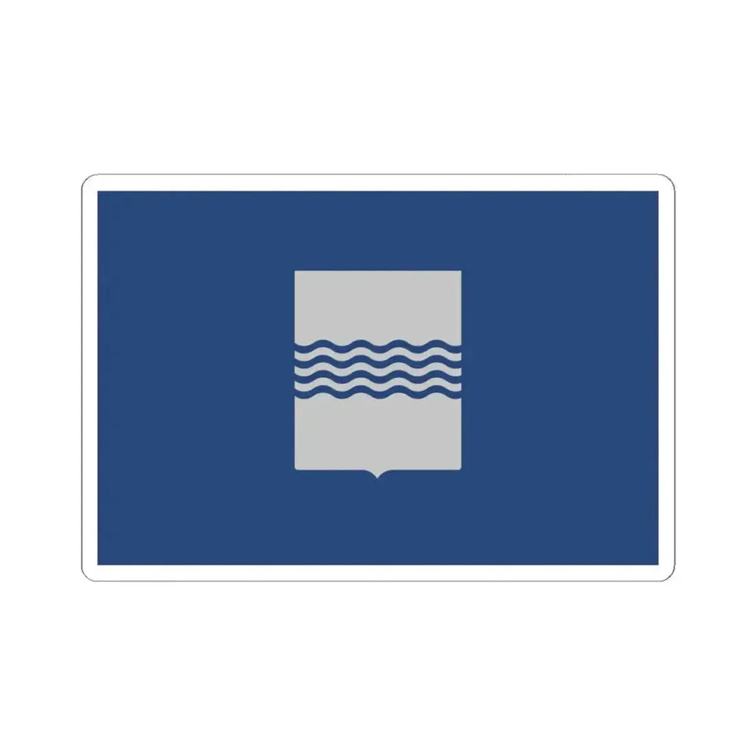 Flag of Basilicata Italy - STICKER Vinyl Kiss-Cut Decal 6 Inch White - The Sticker Space