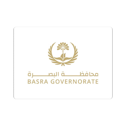 Flag of Basra Governorate (Iraq) STICKER Vinyl Kiss-Cut Decal 3 Inch White - The Sticker Space
