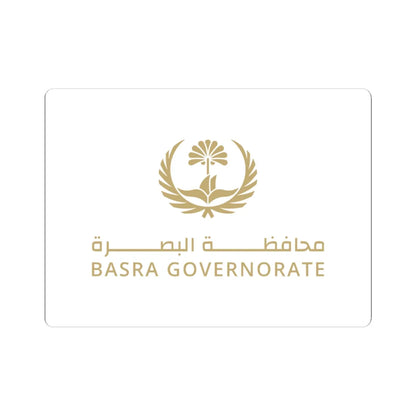 Flag of Basra Governorate (Iraq) STICKER Vinyl Kiss-Cut Decal 4 Inch White - The Sticker Space