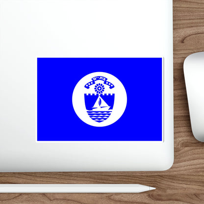 Flag of Bat Yam Israel STICKER Vinyl Die-Cut Decal-The Sticker Space