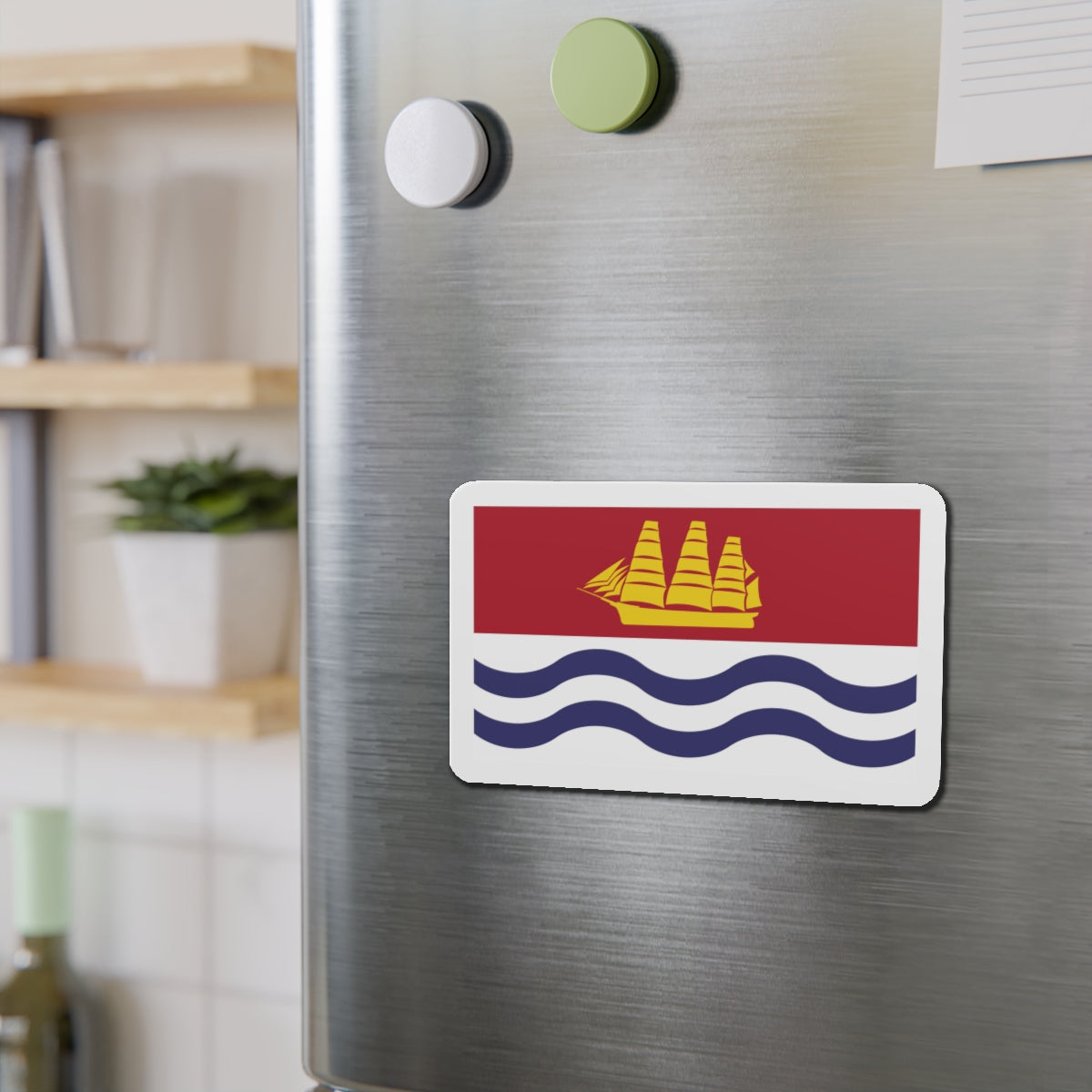 Flag of Bath Maine - Die-Cut Magnet-The Sticker Space