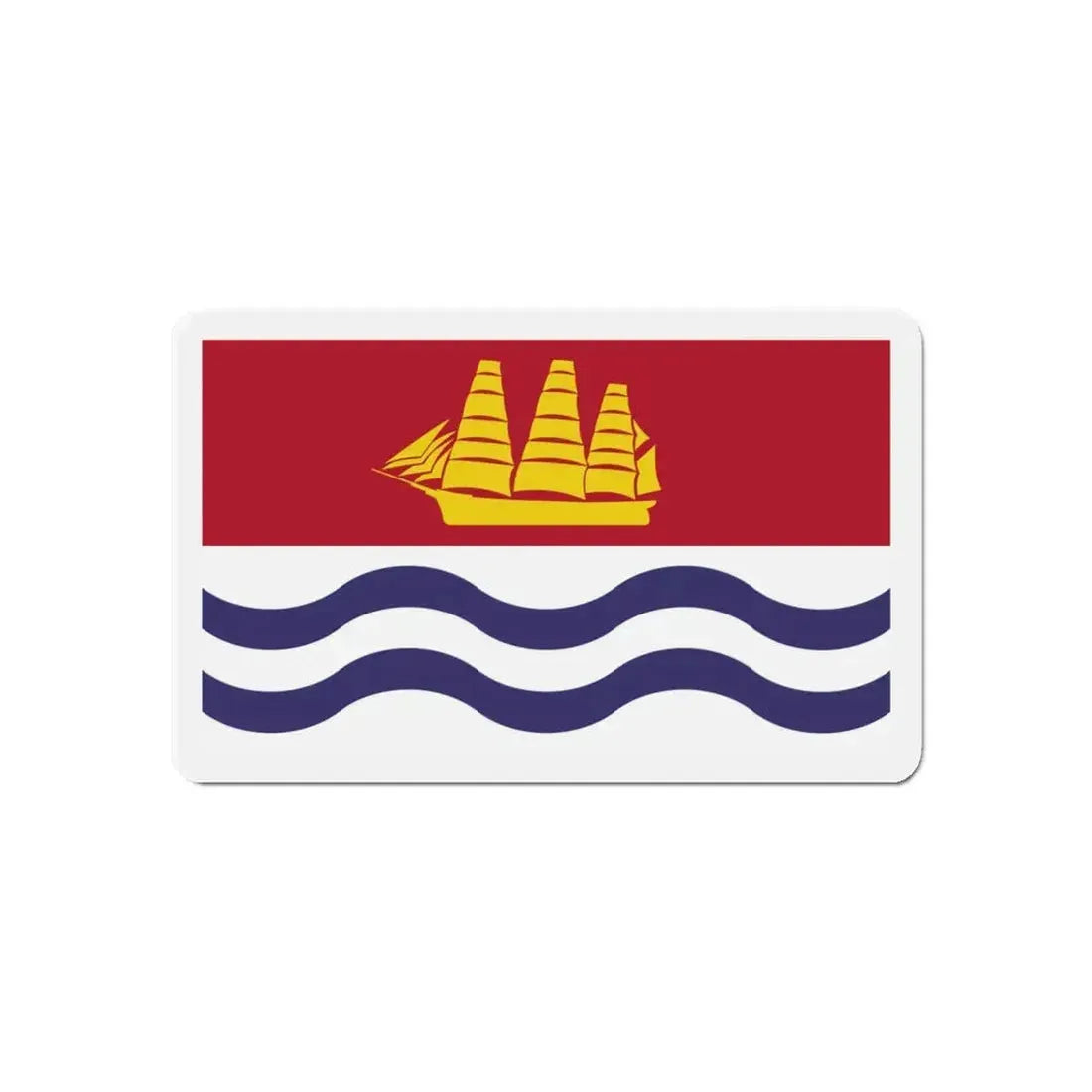 Flag of Bath Maine - Refrigerator Magnet 6 Inch - The Sticker Space