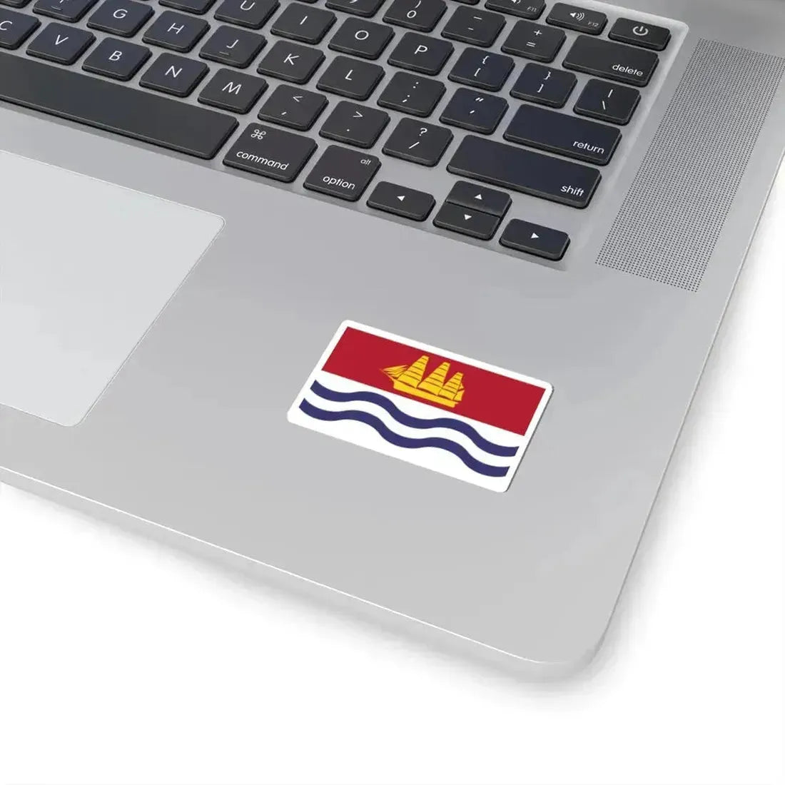 Flag of Bath, Maine - STICKER Vinyl Kiss-Cut Decal - The Sticker Space