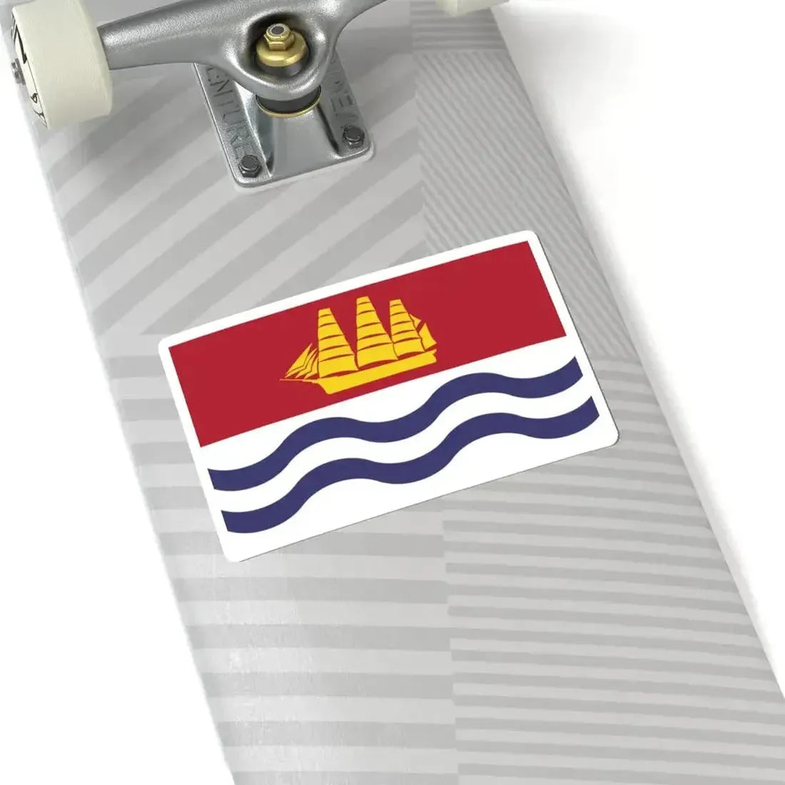 Flag of Bath Maine (United States) STICKER Vinyl Kiss-Cut Decal - The Sticker Space