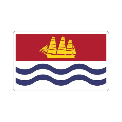 Flag of Bath Maine USA STICKER Vinyl Die-Cut Decal 5 Inch - The Sticker Space