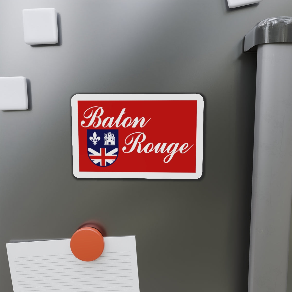 Flag of Baton Rouge Louisiana - Die-Cut Magnet-The Sticker Space