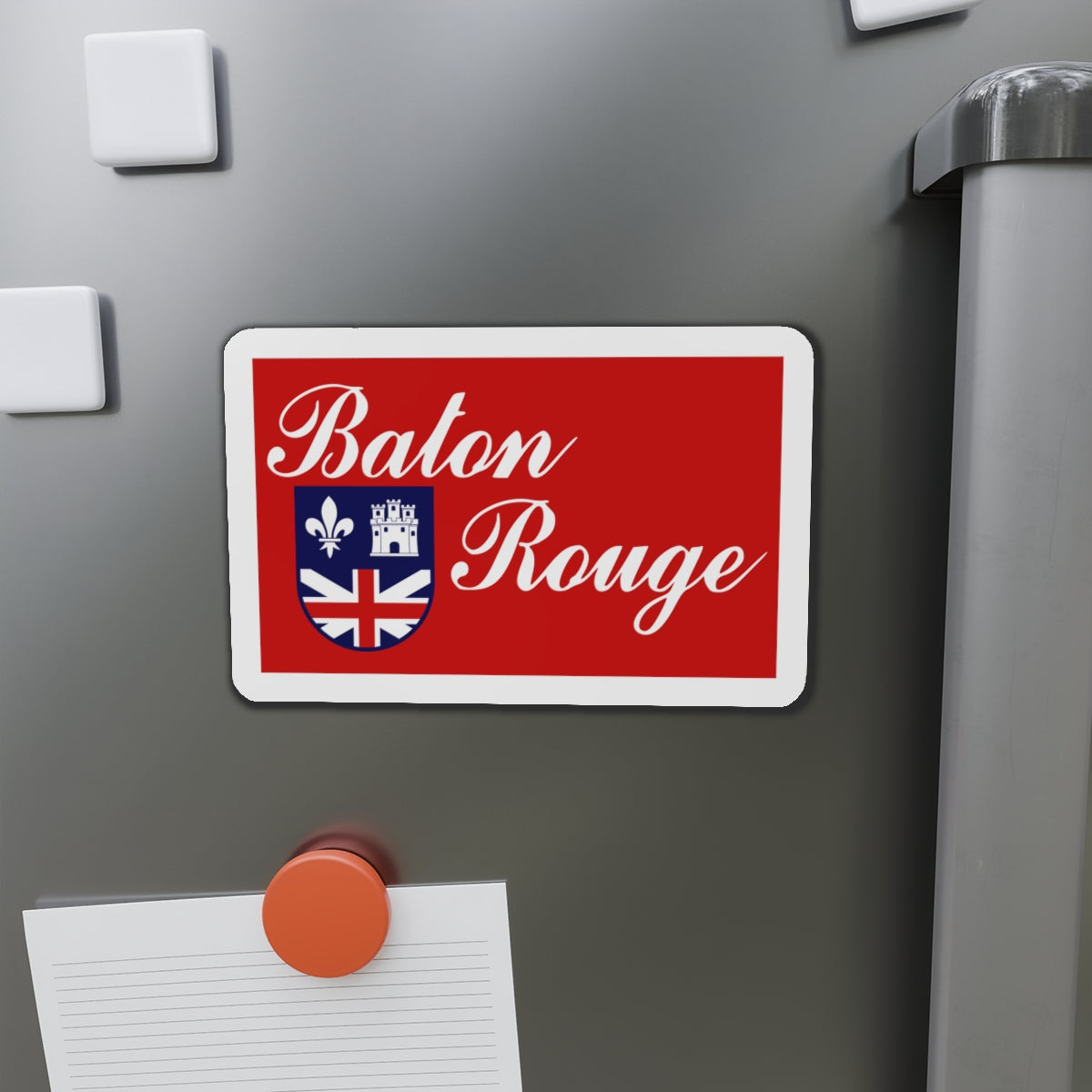 Flag of Baton Rouge Louisiana - Die-Cut Magnet-The Sticker Space