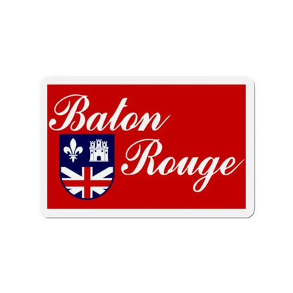 Flag of Baton Rouge Louisiana - Refrigerator Magnet 2 Inch - The Sticker Space