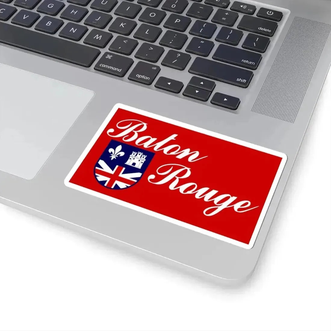 Flag of Baton Rouge Louisiana (United States) STICKER Vinyl Kiss-Cut Decal - The Sticker Space
