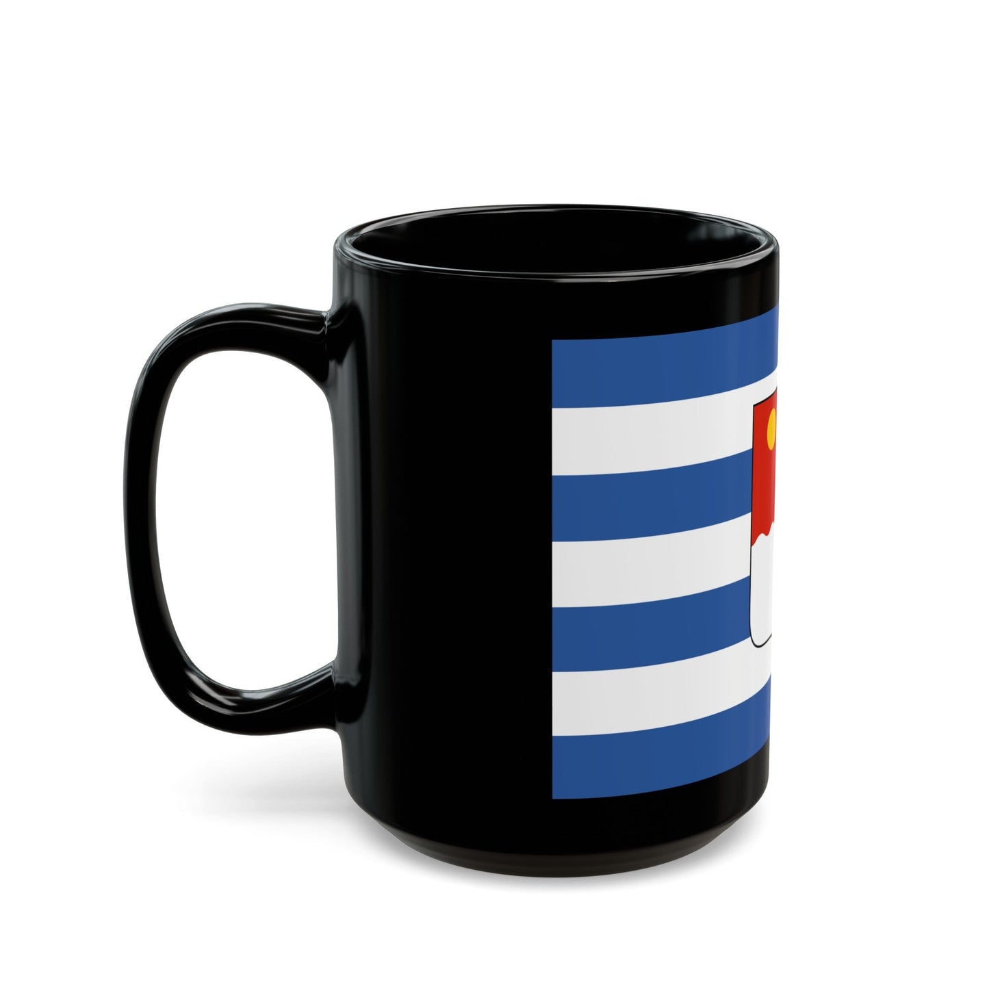 Flag of Batumi Georgia - Black Coffee Mug-The Sticker Space