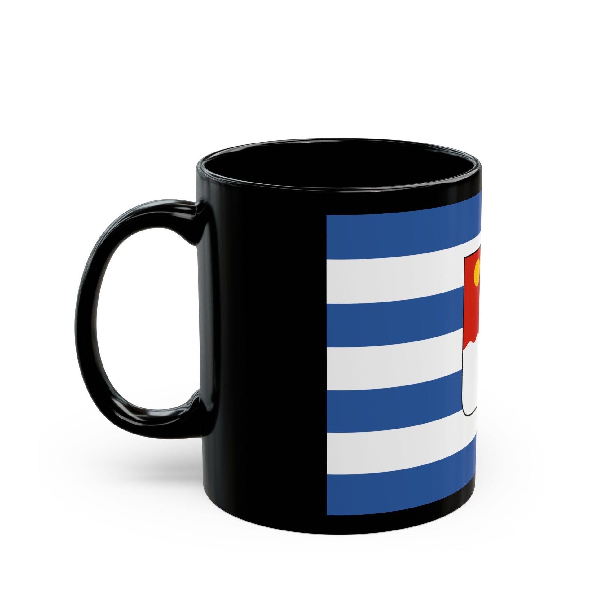 Flag of Batumi Georgia - Black Coffee Mug-The Sticker Space